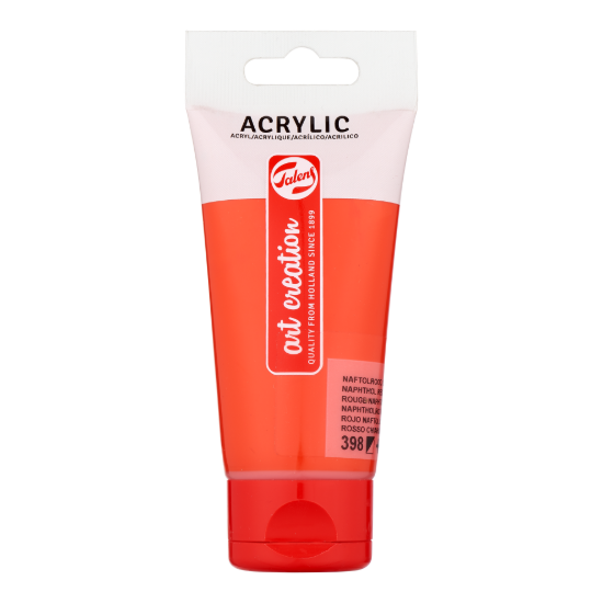 Acrylverf Talens 75ml naftolrood licht