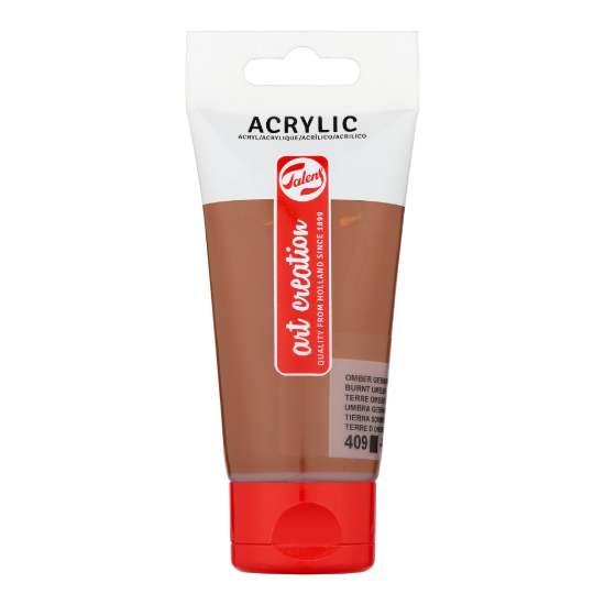 Acrylverf Talens 75ml omber gebrand