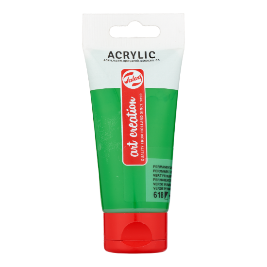 Acrylverf Talens 75ml perm. groen licht