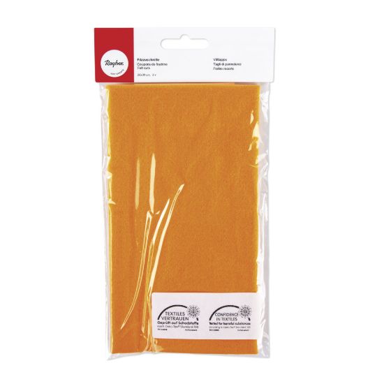 Viltlapjes, mais, 20x30 cm, 0,8-1mm dik, zak 2 lappen