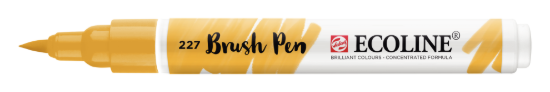Ecoline brushpen gele oker