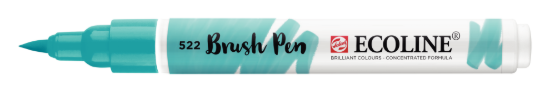 Ecoline brushpen turkooisblauw