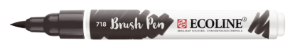 Ecoline brushpen warmgrijs