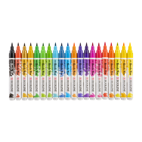 Ecoline brushpen set 20 stuks