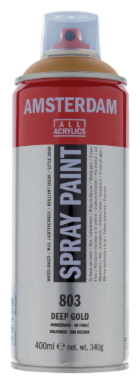 Acrylverf  spuitbus donkergoud