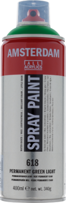 Acrylverf spuitbus perm. groen licht