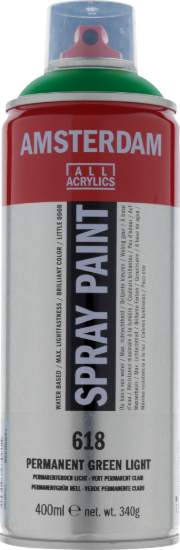Acrylverf spuitbus perm. groen licht