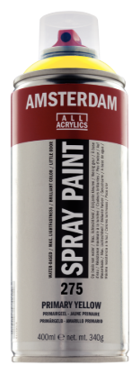 Acrylverf  spuitbus primairgeel