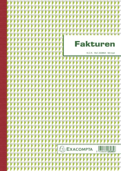Facturen 29,7x21cm (3-voud)