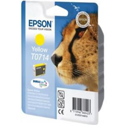 Epson T0714 geel, volume gekleurde inkt 5.5ml