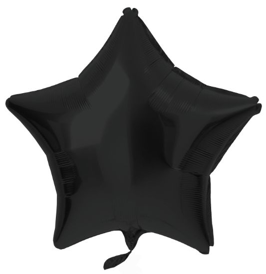 folieballon ster zwart