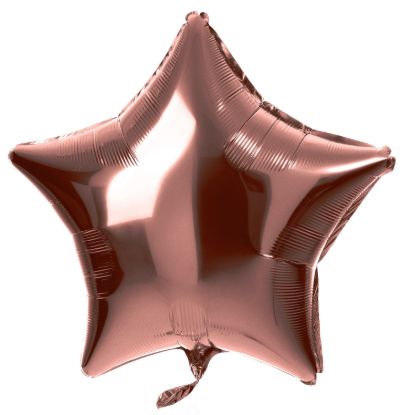folieballon ster brons