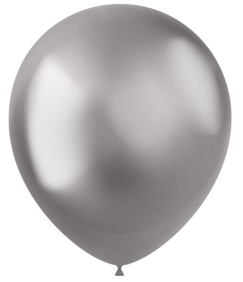 Ballonnen metallic zilver