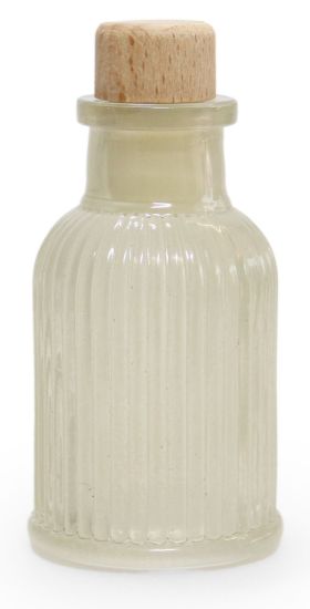 Glazen ribbelflesje cotton 40ml
