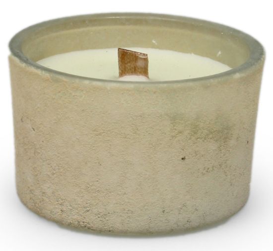 Kaars mini geparfumeerd steen vanilla