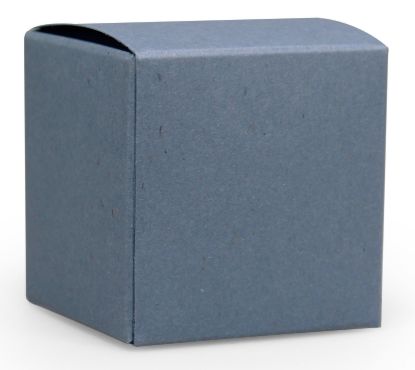 Silver Blue kubus 12 stuks 