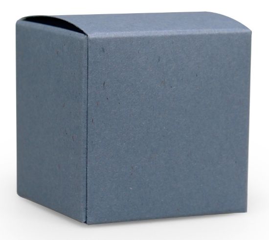 Silver Blue kubus 12 stuks 