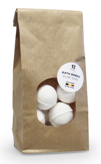 Mini bruisballen wit - Aloë Vera 12 stuks