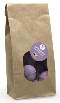 Mini bruisballen violet - Framboos 12 stuks