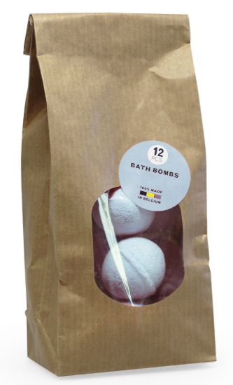 Mini bruisballen Soft Silver Blue - Jojoba 12 stuks