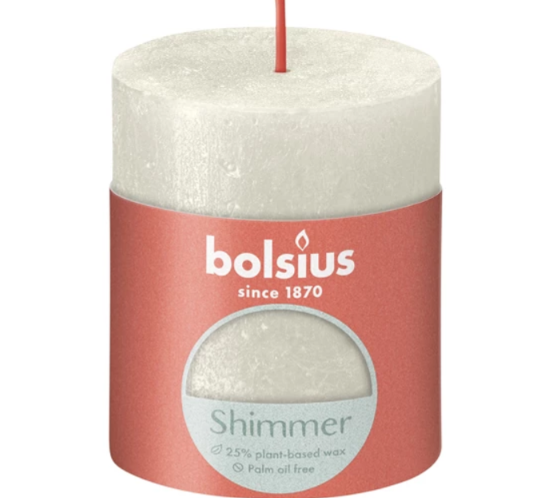 Stompkaars shimmer 80/68 ivoor
