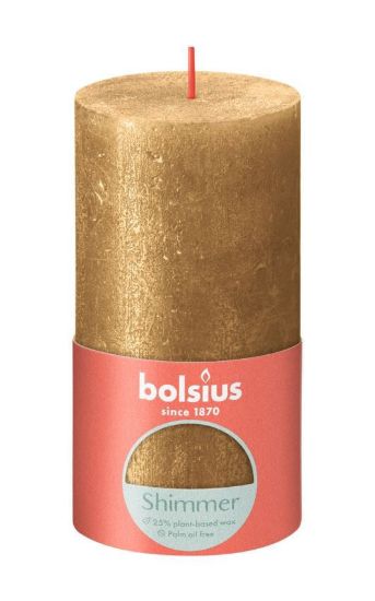 Stompkaars shimmer 130/68 goud