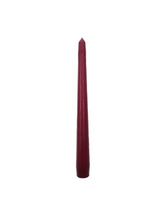 Gotische kaars Bolsius wijnrood, 240mm x Ø23mm, 7h