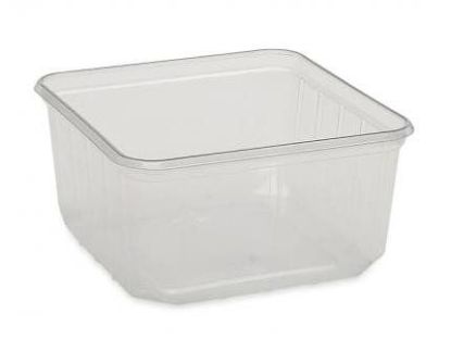 Quadro (micro) box herbruikbaar 500 cc helder 50 stuks