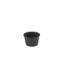 Bakje papier rond zwart 37ml