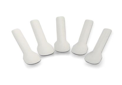 Ijslepeltje papier wit 100 stuks