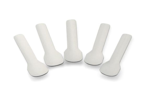 Ijslepeltje papier wit 100 stuks