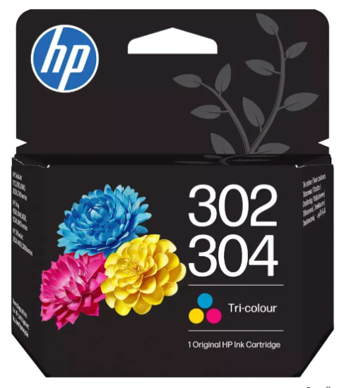 HP inktcardridge 302/304 3-color, 4ml